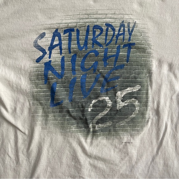 Vintage 1999 Saturday Night Live 25th Anniversary graphic TV Promo Shirt / Large - Picture 1 of 7